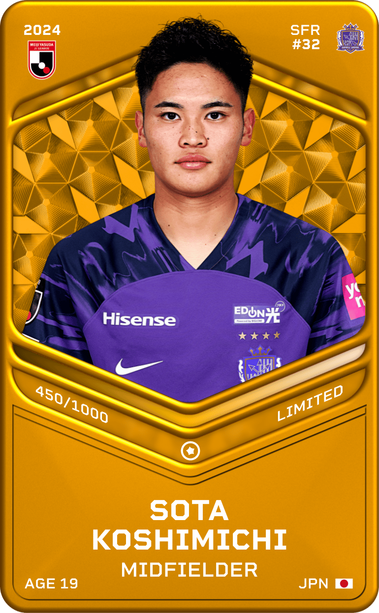 Sota Koshimichi 2024-25 • Limited 450/1000
