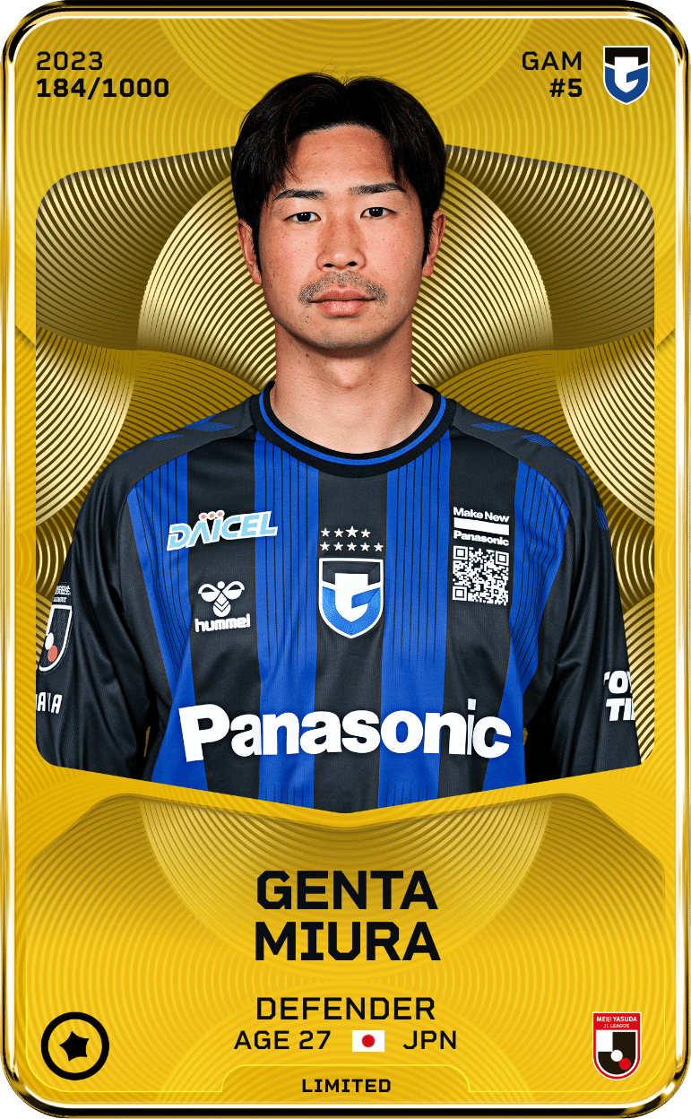 Genta Miura 2023-24 • Limited 184/1000