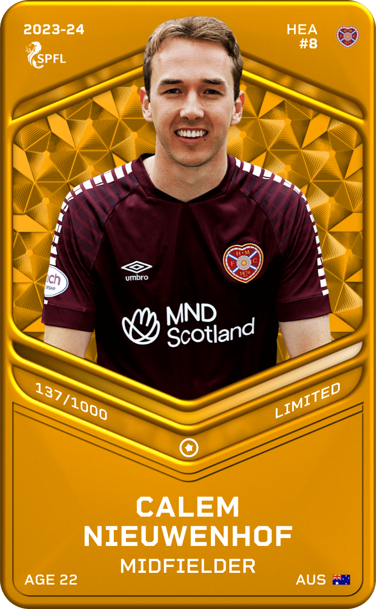 Calem Nieuwenhof 2023-24 • Limited 137/1000