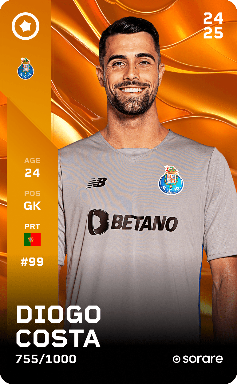 Diogo Costa 2024-25 • Limited 755/1000