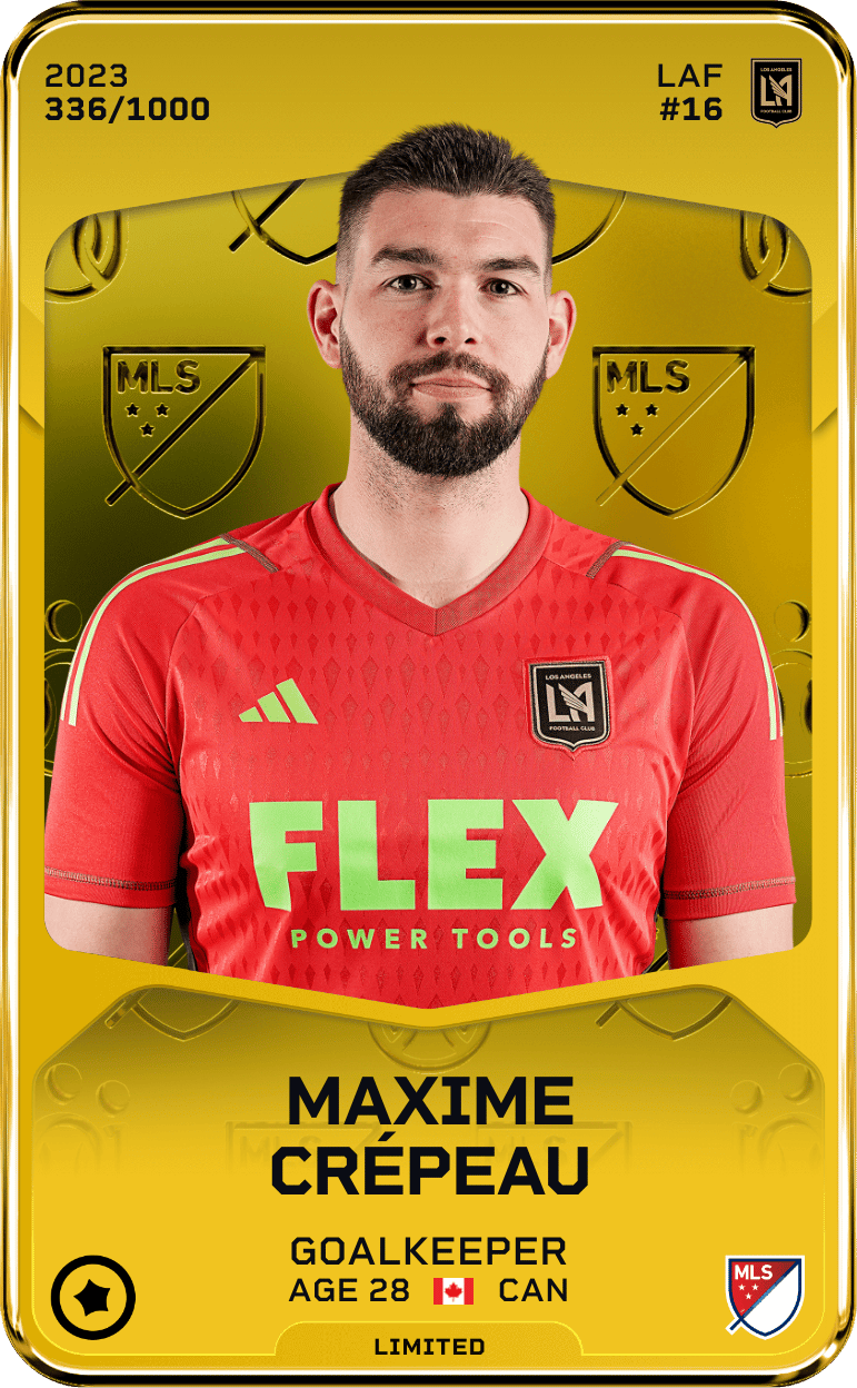 Maxime Crépeau 2023-24 • Limited 336/1000