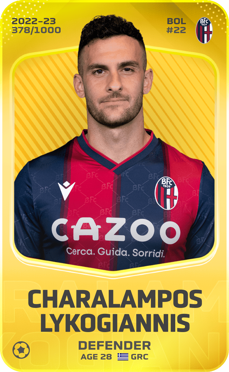 Charalampos Lykogiannis 2022-23 • Limited 378/1000