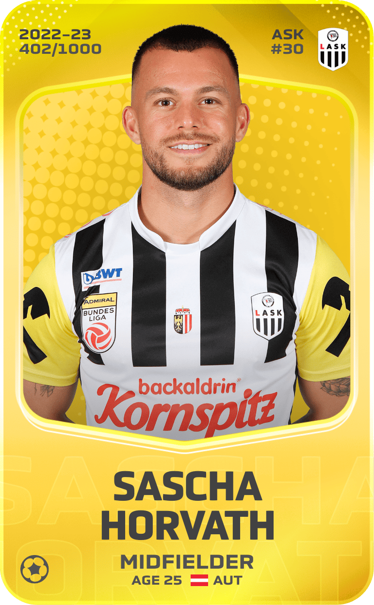 Sascha Horvath 2022-23 • Limited 402/1000