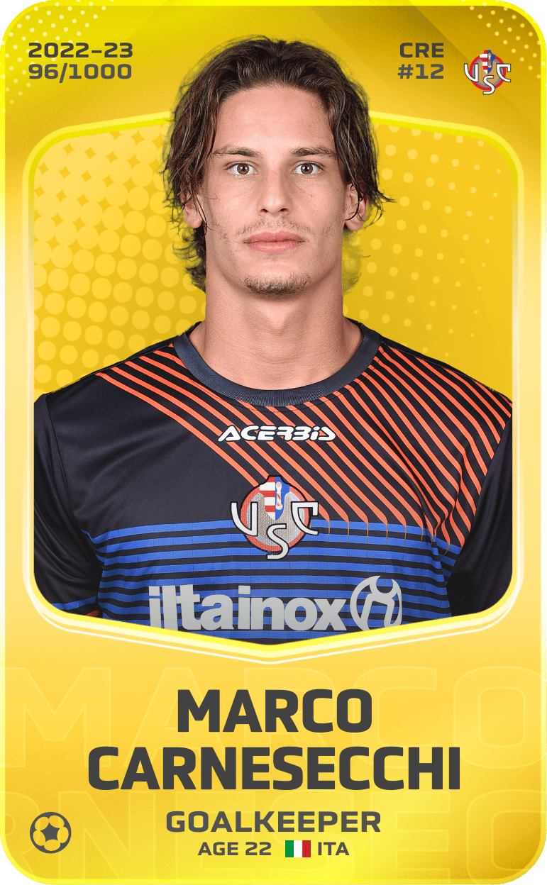 Marco Carnesecchi 2022-23 • Limited 96/1000