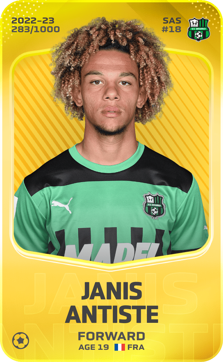 Janis Antiste 2022-23 • Limited 283/1000