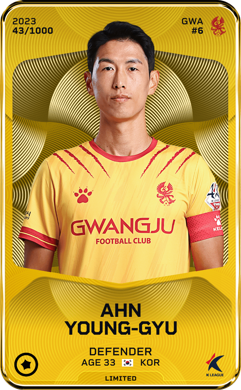 Ahn Young-Gyu 2023-24 • Limited 43/1000