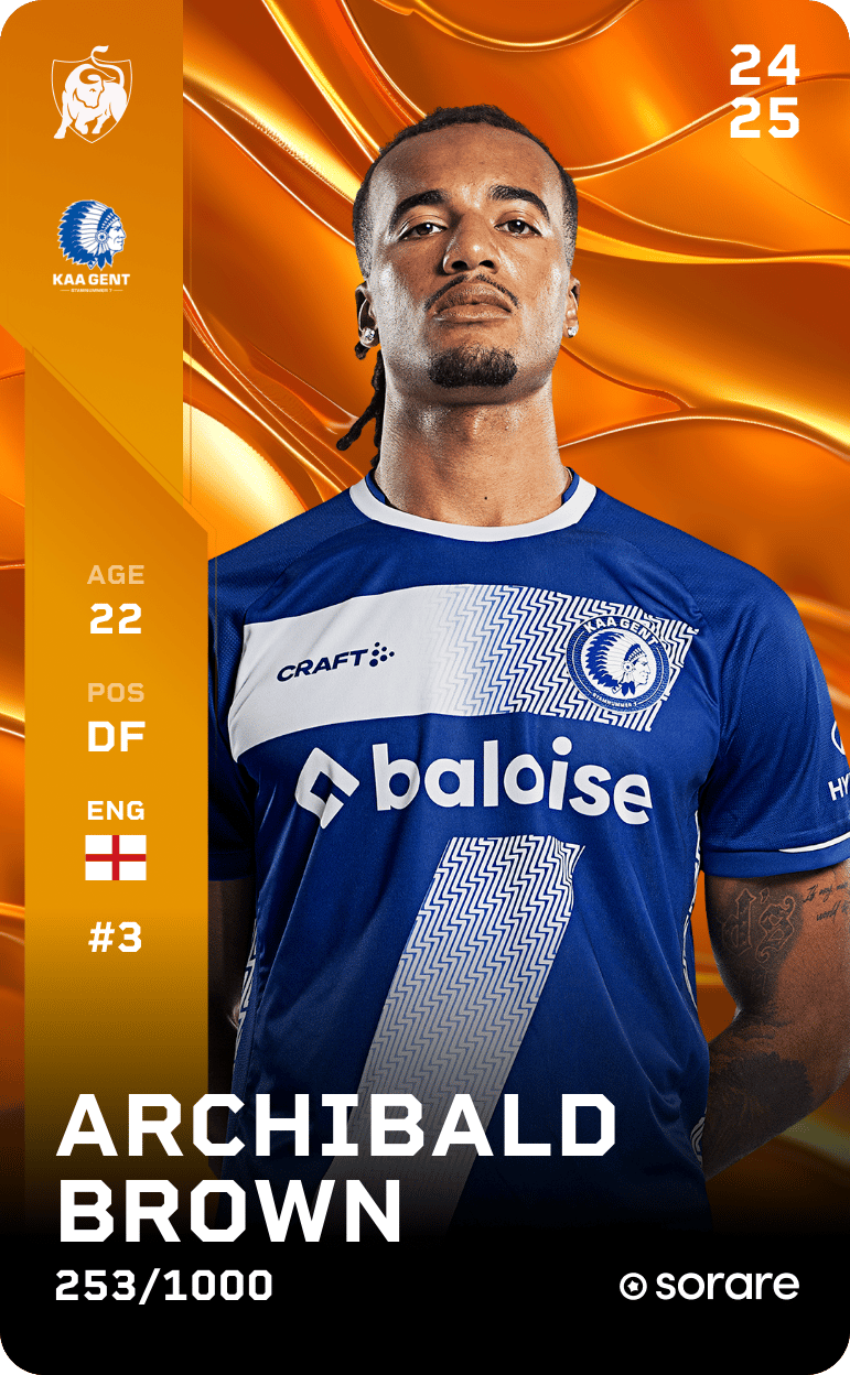 Archibald Brown 2024-25 • Limited 253/1000