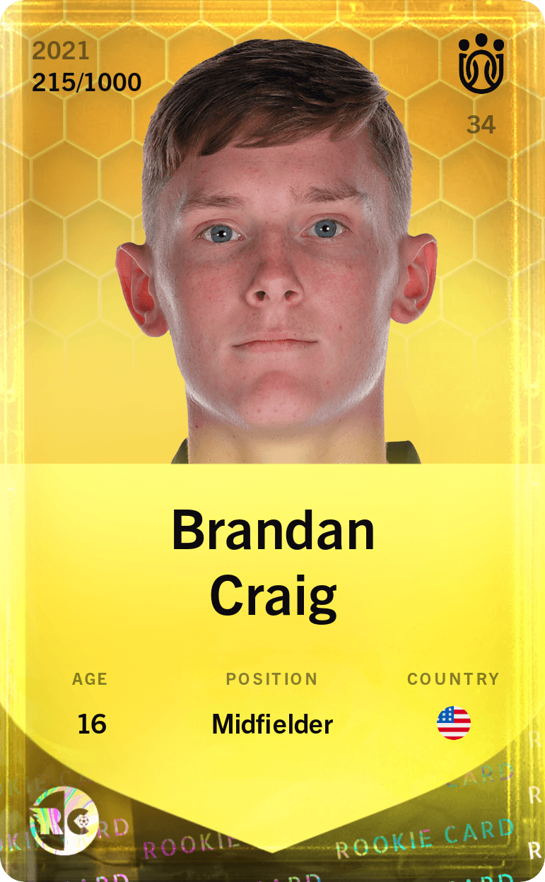 Brandan Craig 2021-22 • Limited 215/1000