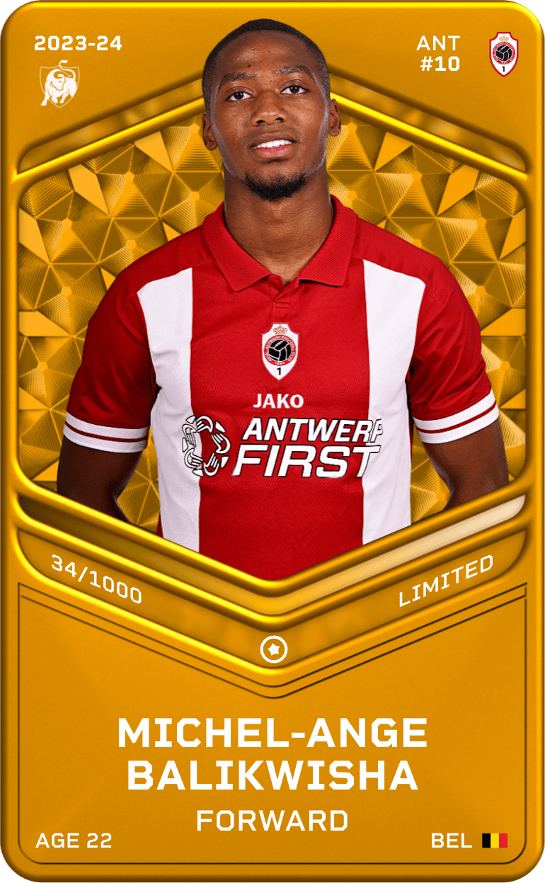 Michel-Ange Balikwisha 2023-24 • Limited 34/1000