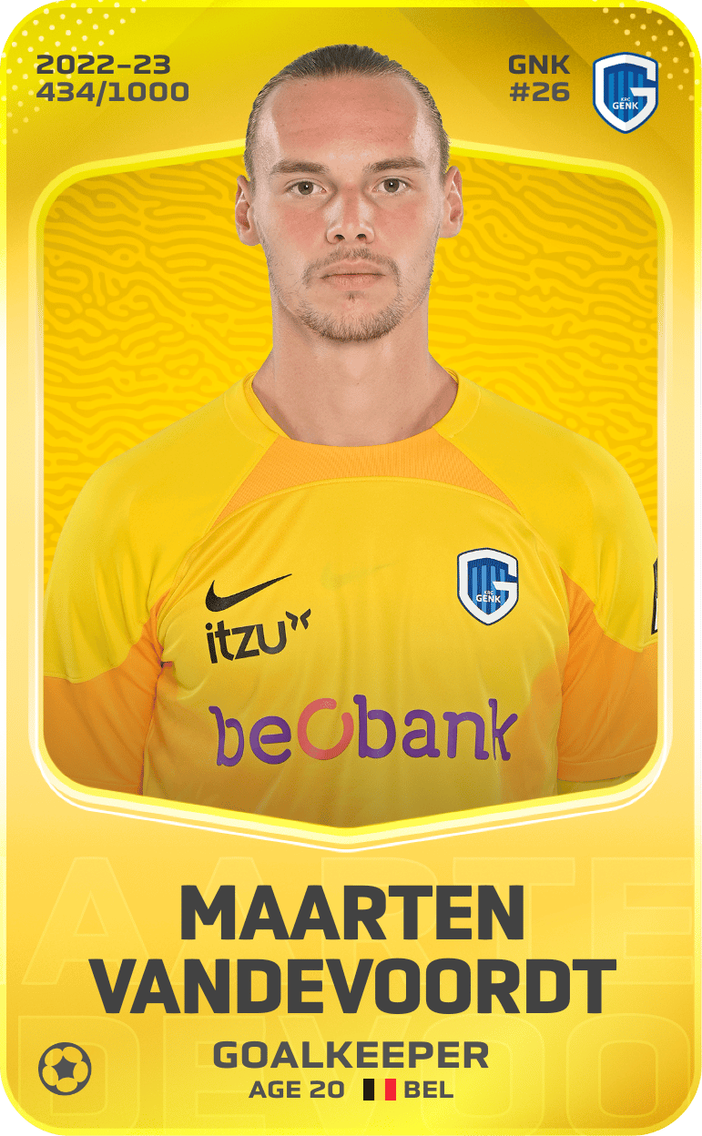 Maarten Vandevoordt 2022-23 • Limited 434/1000