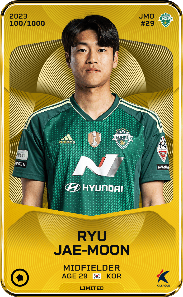 Ryu Jae-Moon 2023-24 • Limited 100/1000