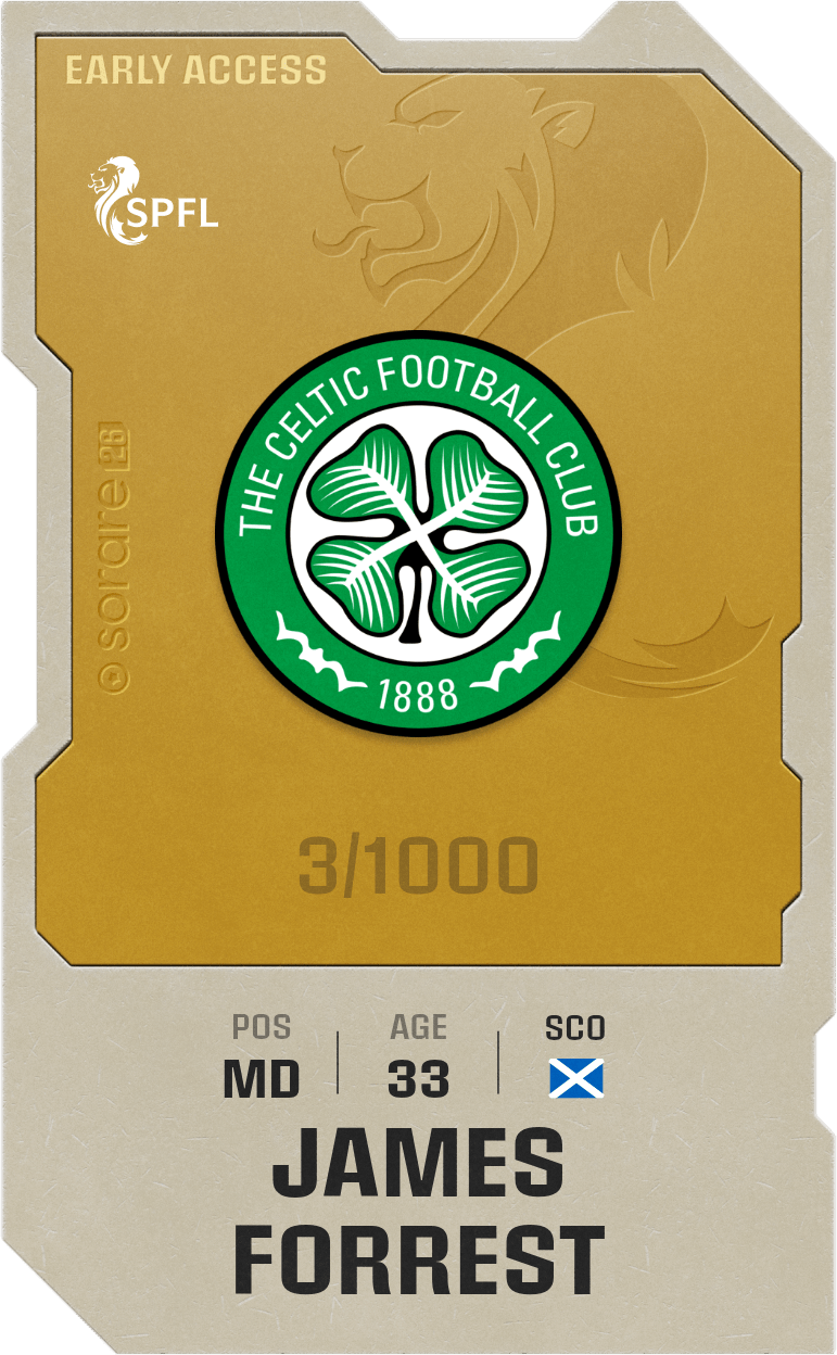 James Forrest 2025-26 • Limited 3/1000