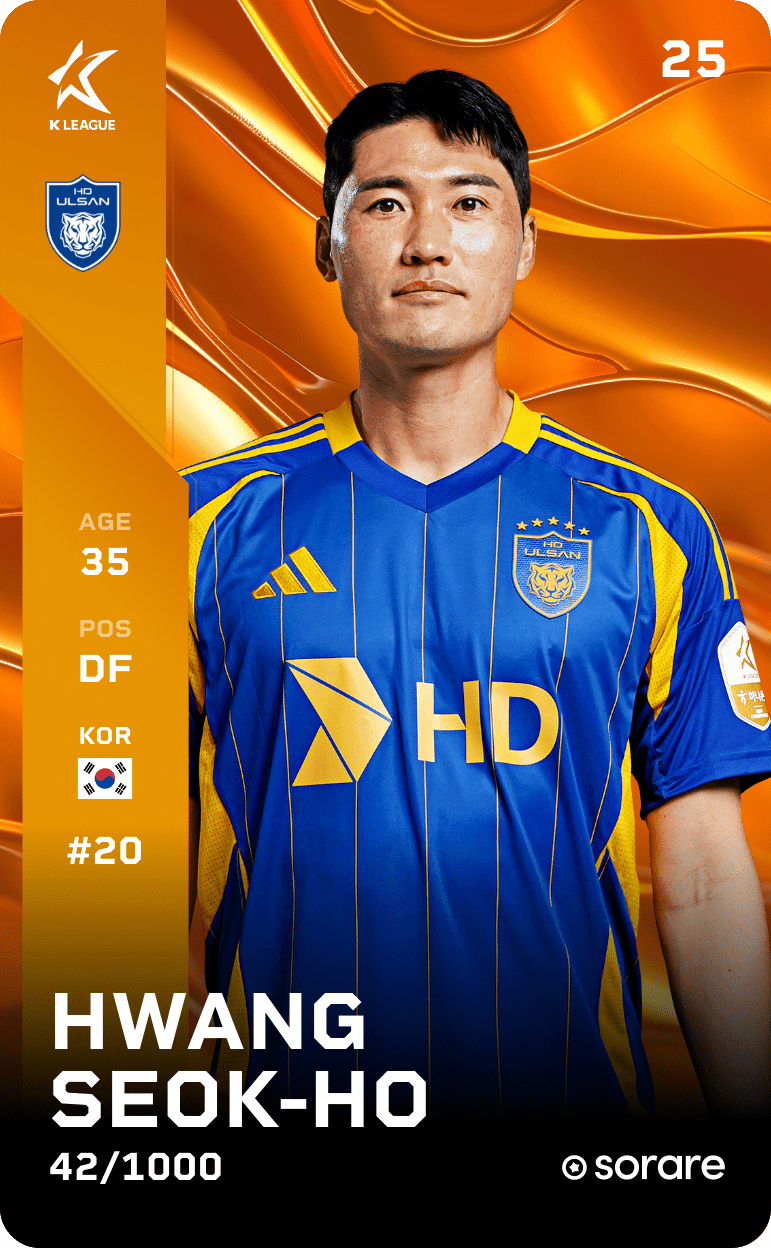 HWANG Seok Ho 2025-26 • Limited 42/1000