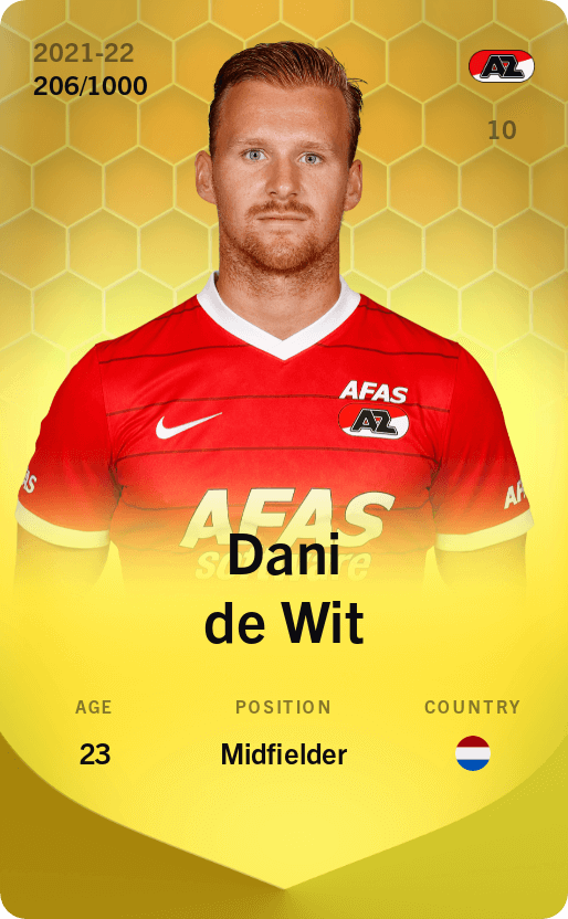 Dani de Wit 2021-22 • Limited 206/1000