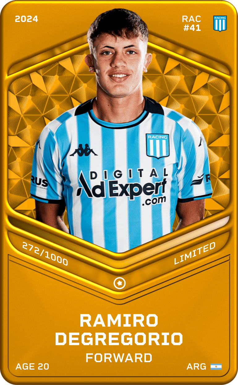 Ramiro Degregorio 2024-25 • Limited 272/1000