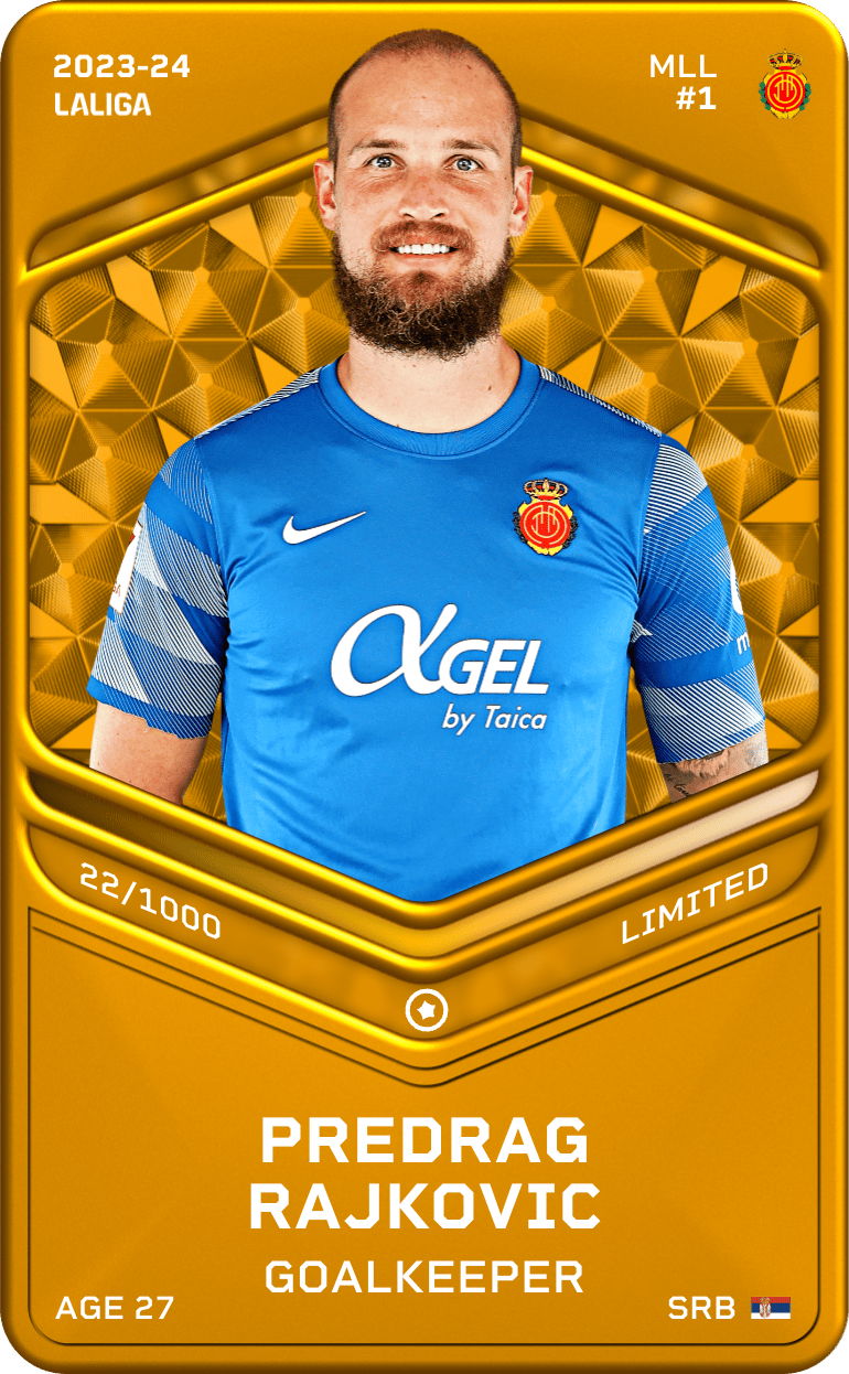 Predrag Rajkovic 2023-24 • Limited 22/1000