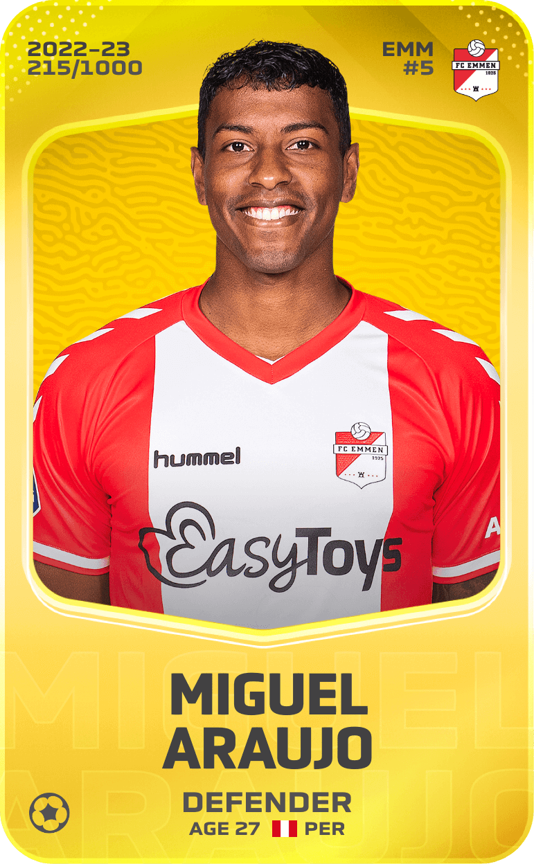 Miguel Araujo 2022-23 • Limited 215/1000