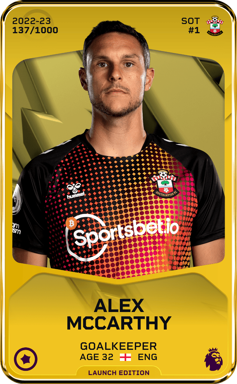 Alex McCarthy 2022-23 • Limited 137/1000