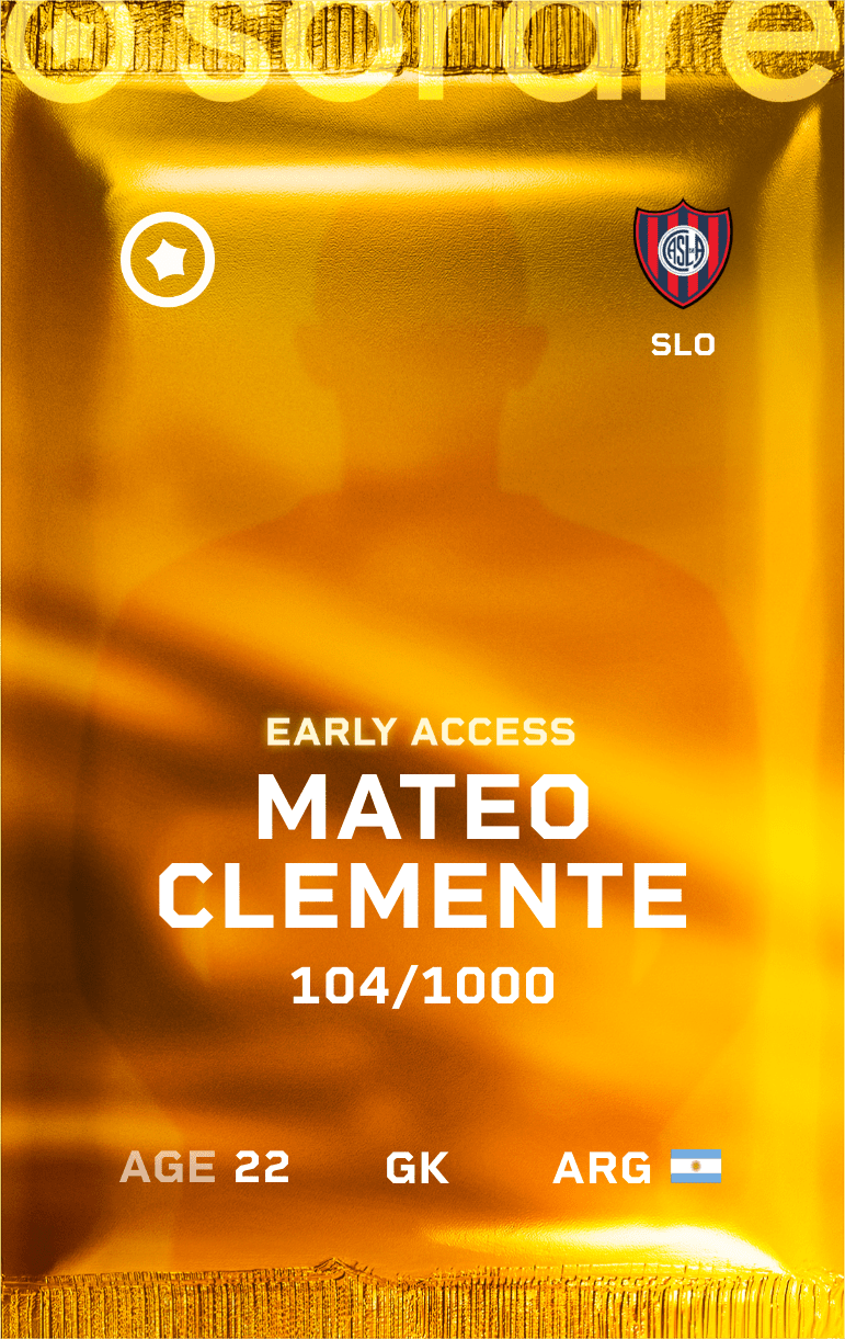 Mateo Clemente 2025-26 • Limited 104/1000