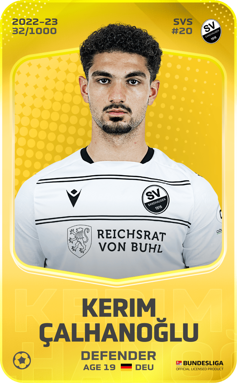 Kerim Çalhanoğlu 2022-23 • Limited 32/1000