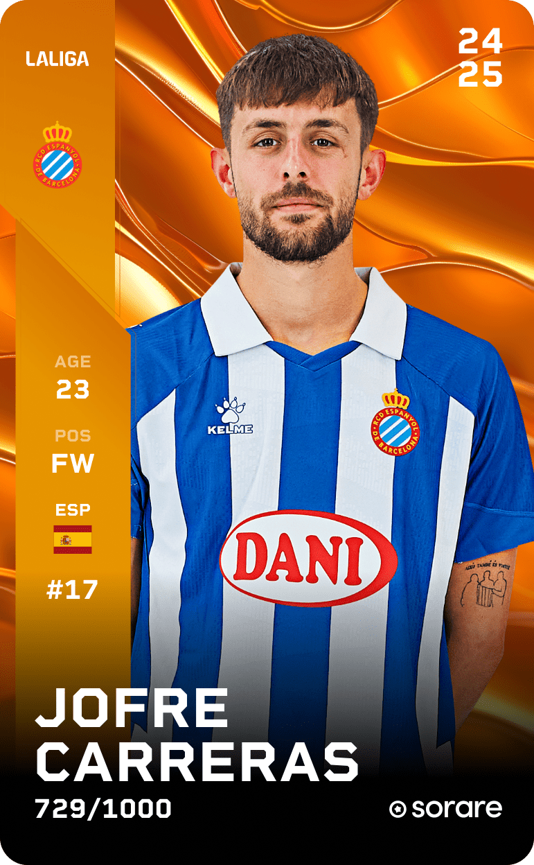 Jofre Carreras 2024-25 • Limited 729/1000