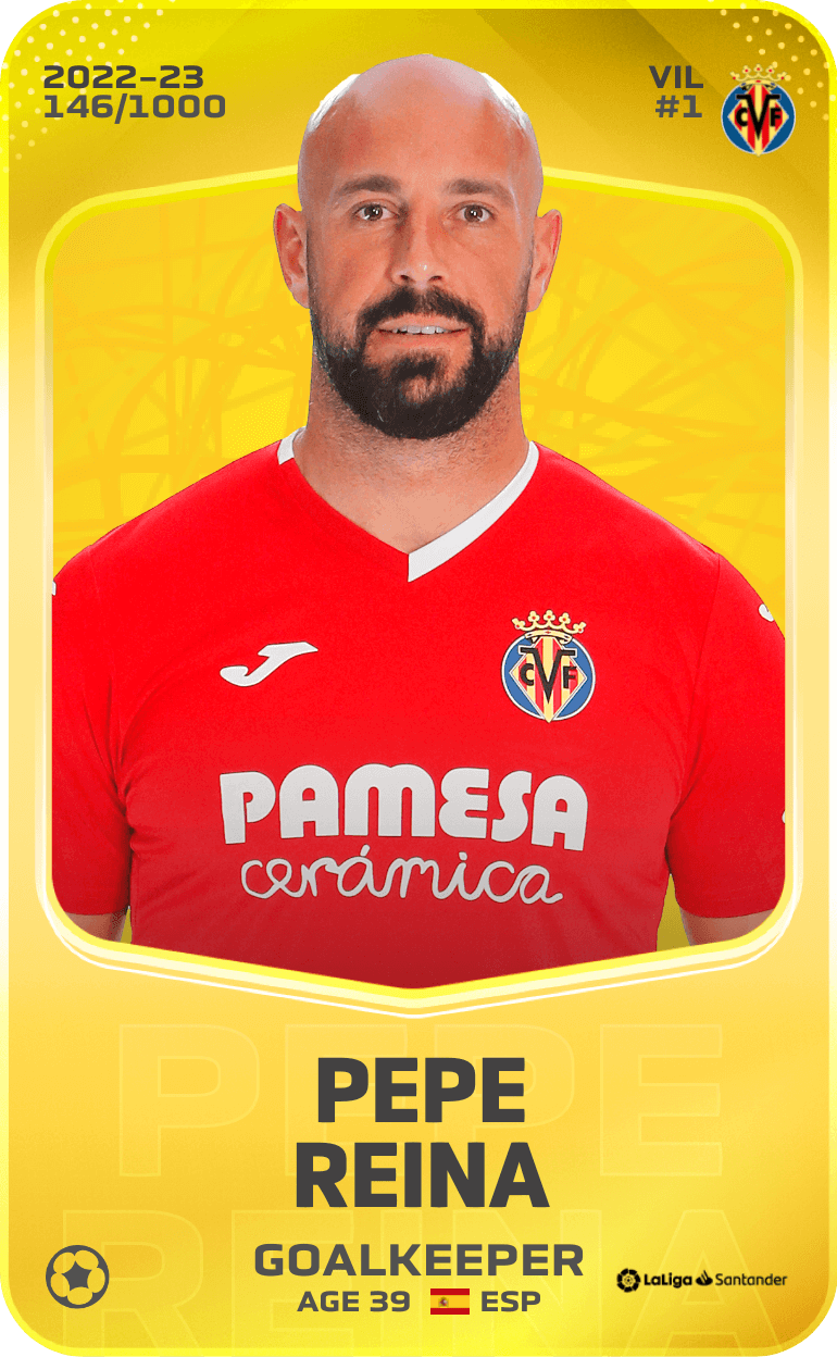 Pepe Reina 2022-23 • Limited 146/1000
