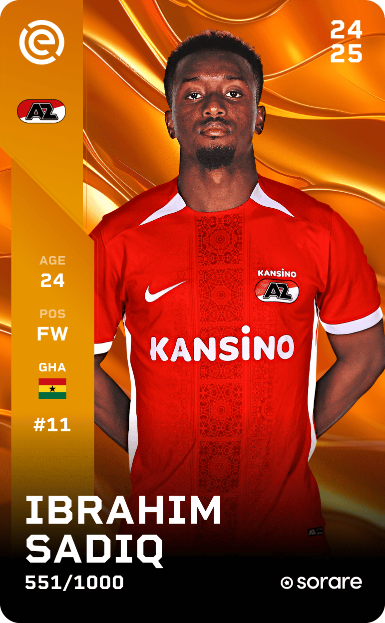 Ibrahim Sadiq 2024-25 • Limited 551/1000