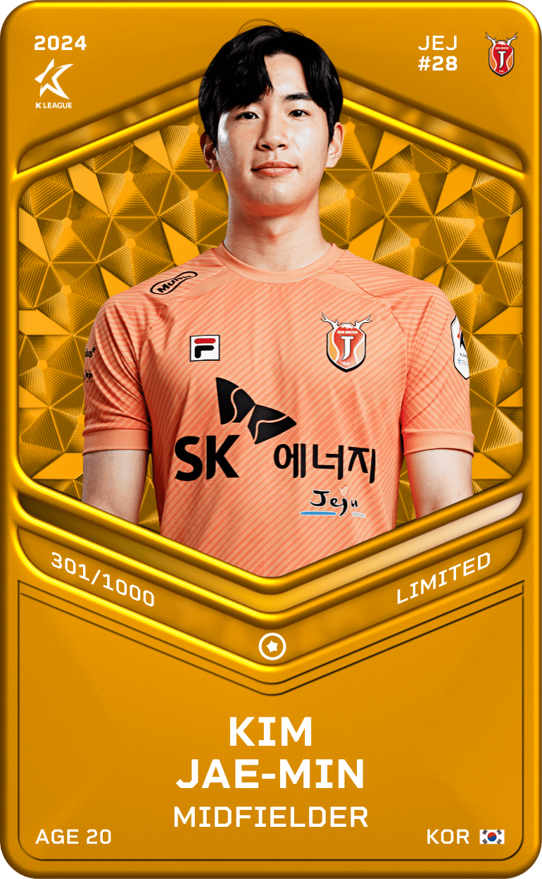 Kim Jae-Min 2024-25 • Limited 301/1000