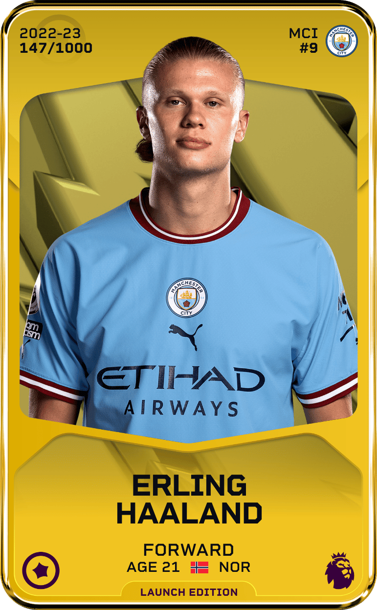 Erling Haaland 2022-23 • Limited 147/1000