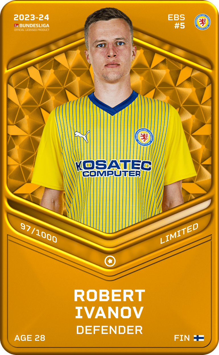 Robert Ivanov 2023-24 • Limited 97/1000