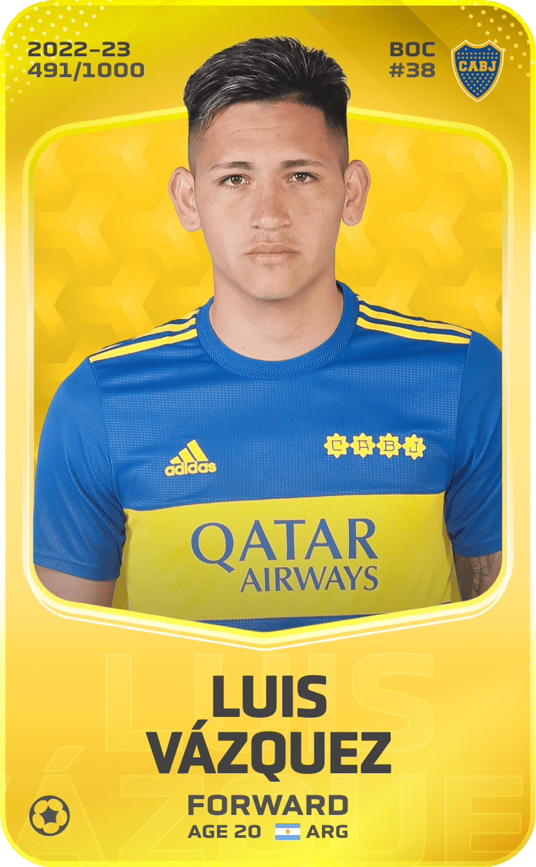 Luis Vázquez 2022-23 • Limited 491/1000