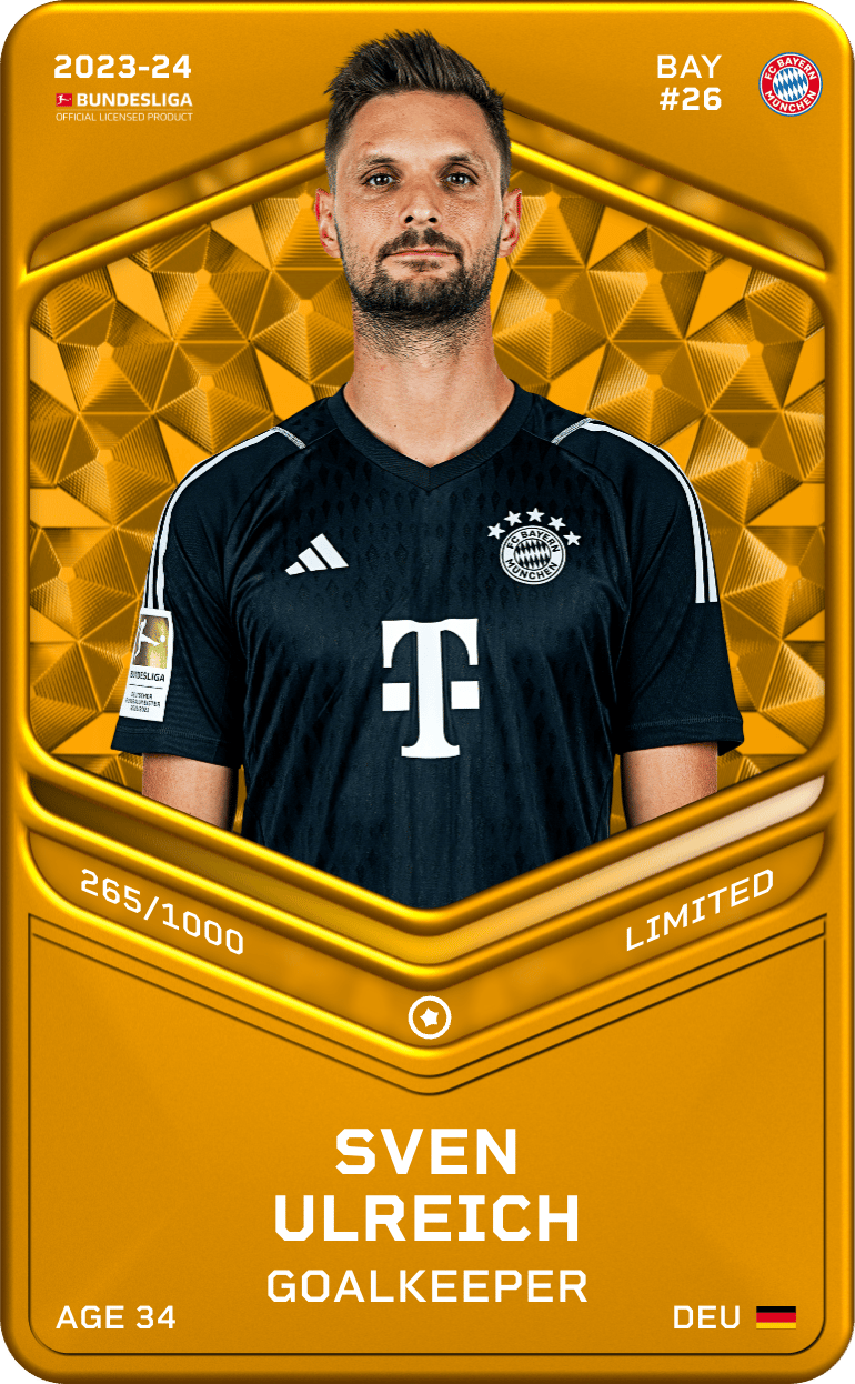 Sven Ulreich 2023-24 • Limited 265/1000