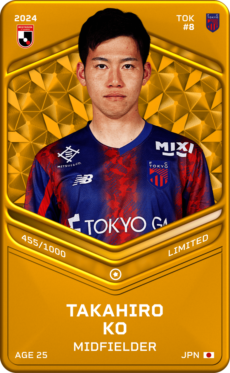 Takahiro Ko 2024-25 • Limited 455/1000