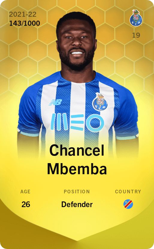 Chancel Mbemba 2021-22 • Limited 143/1000
