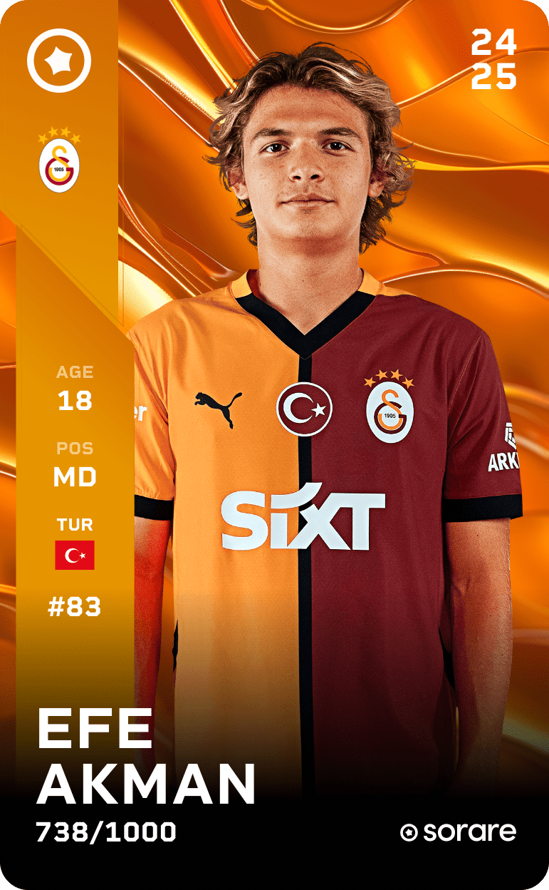 Efe Akman 2024-25 • Limited 738/1000