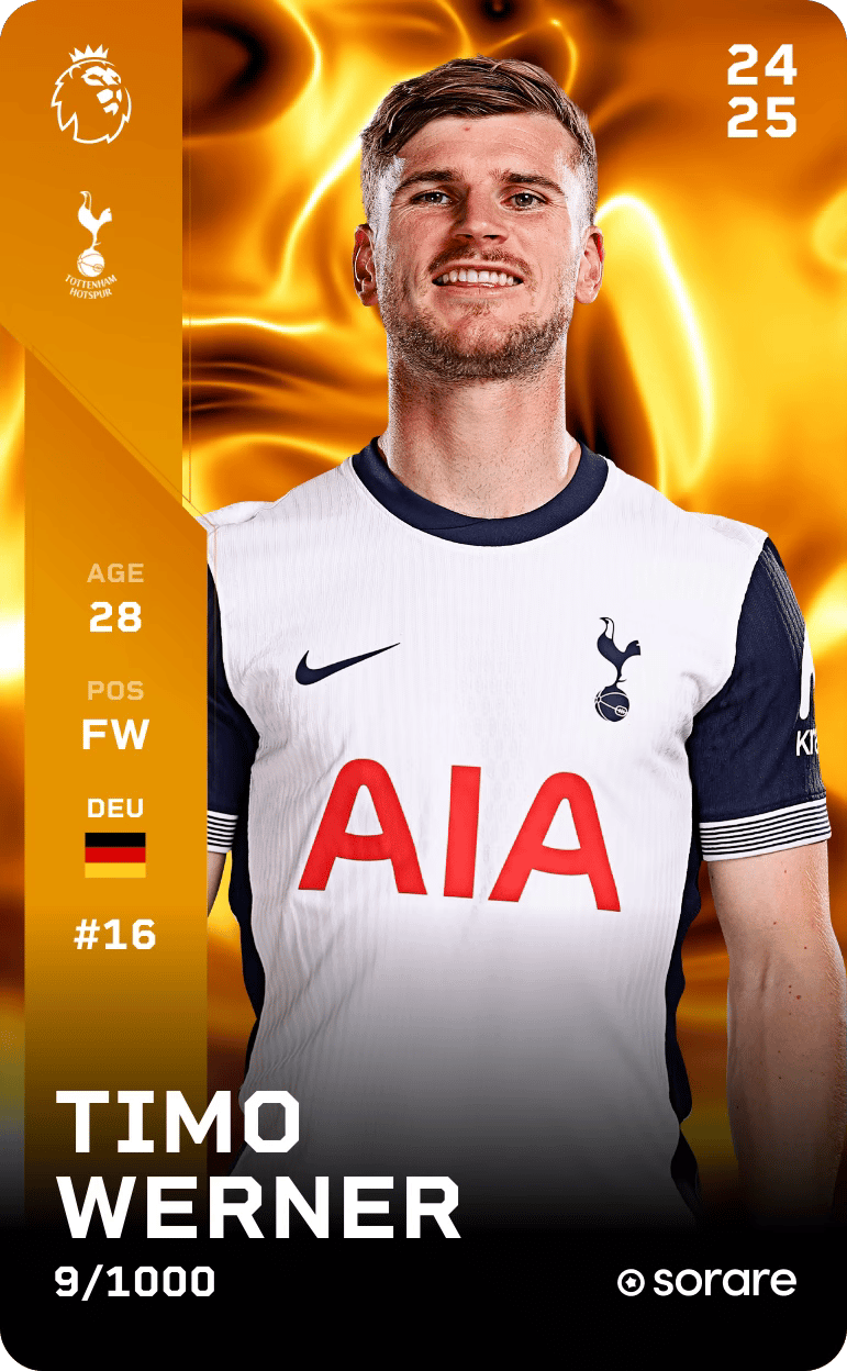 Timo Werner 2024-25 • Limited 9/1000