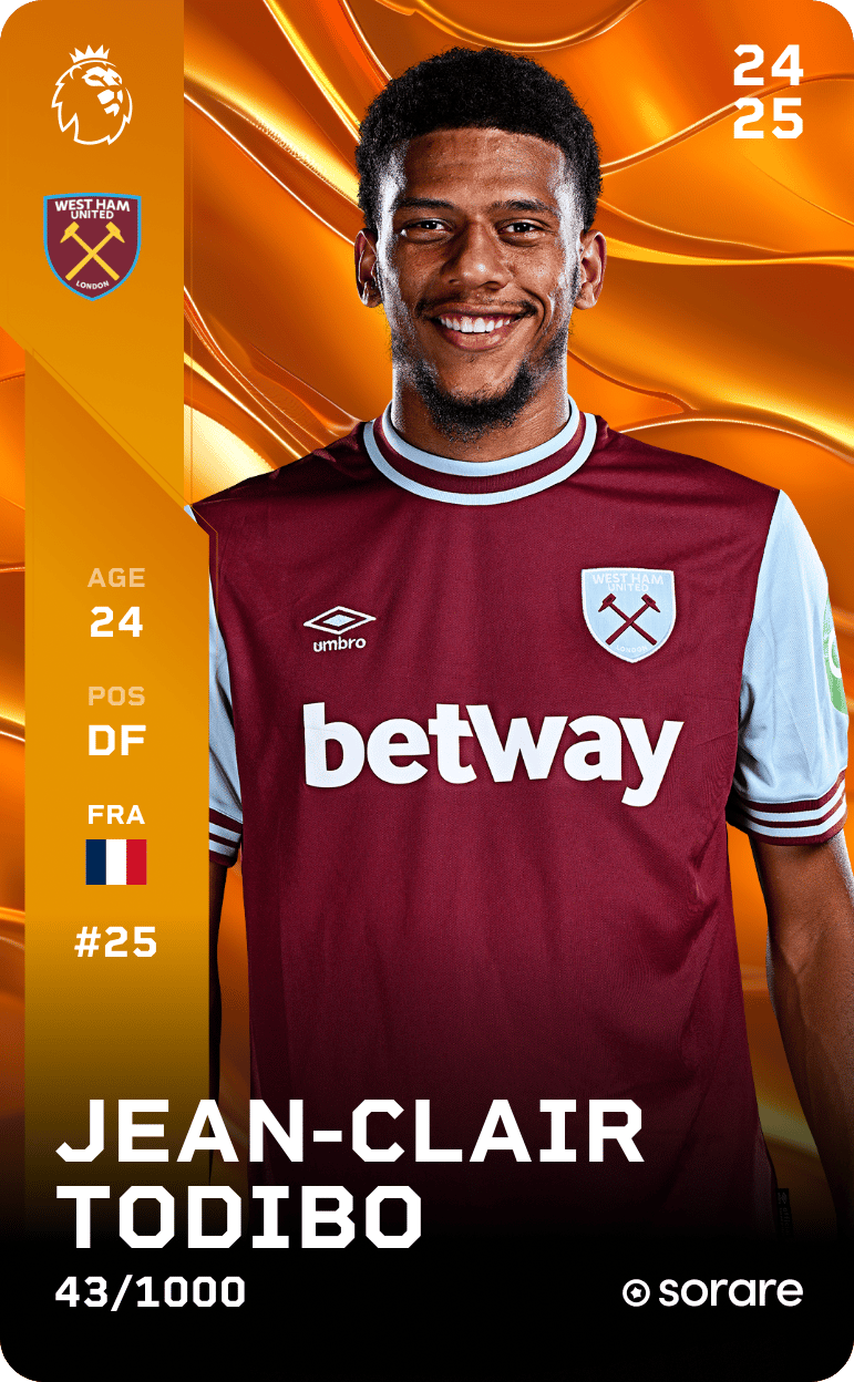Jean-Clair Todibo 2024-25 • Limited 43/1000
