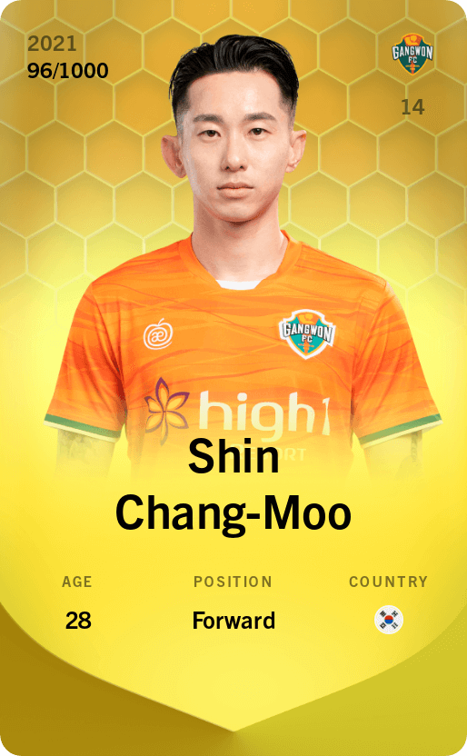 Shin Chang-Moo 2021-22 • Limited 96/1000