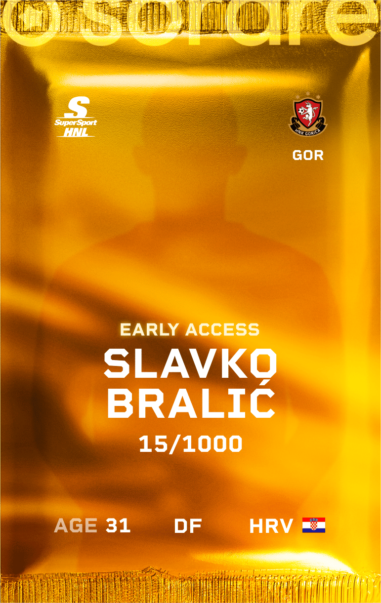 Slavko Bralić 2024-25 • Limited 15/1000