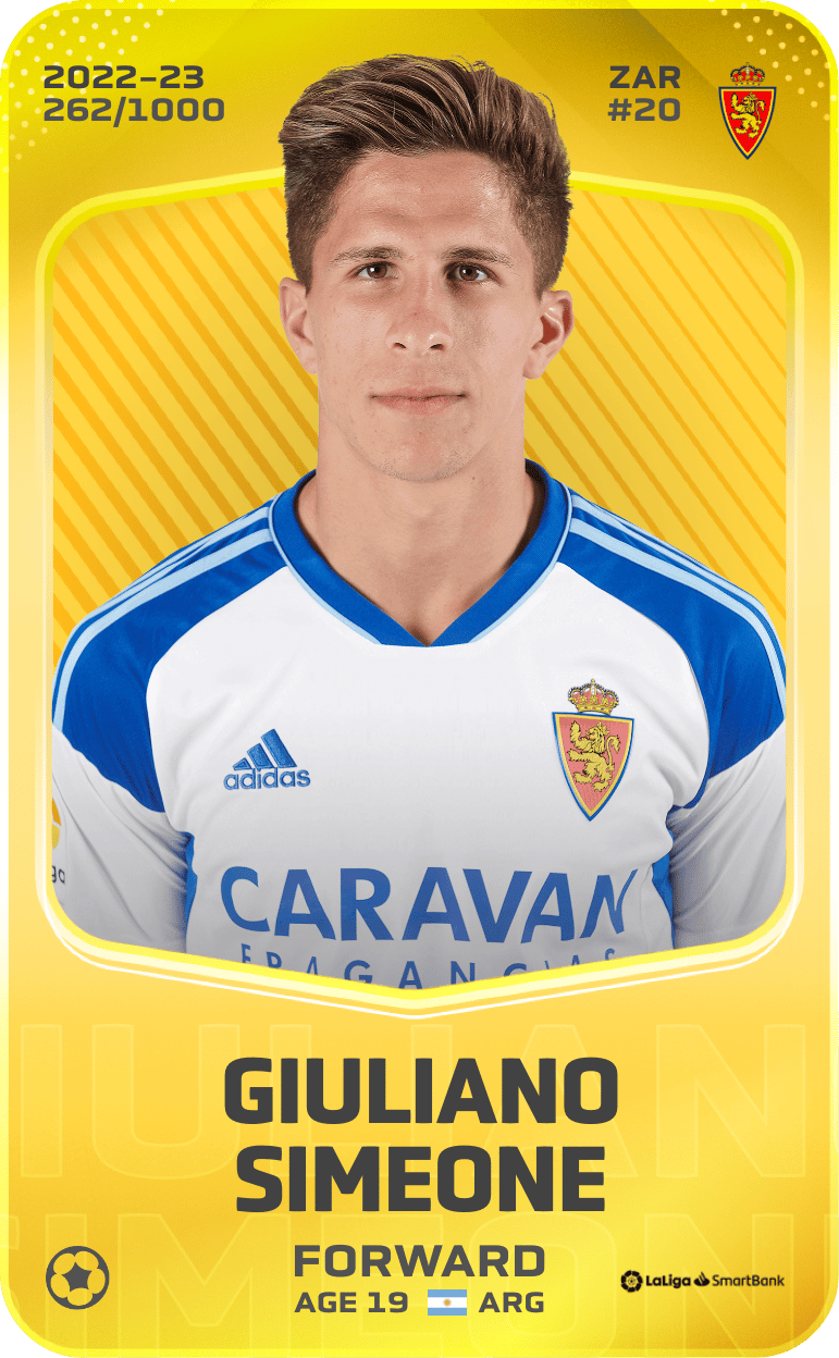 Giuliano Simeone 2022-23 • Limited 262/1000