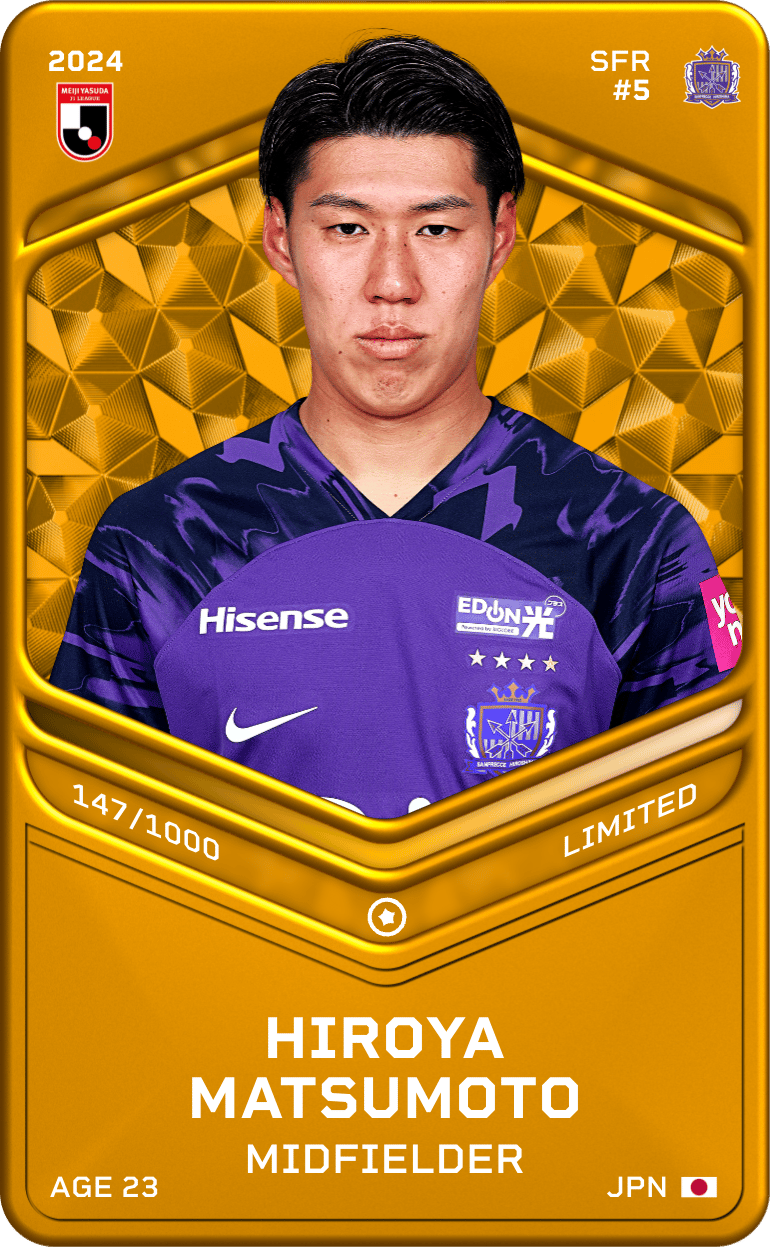 Hiroya Matsumoto 2024-25 • Limited 147/1000