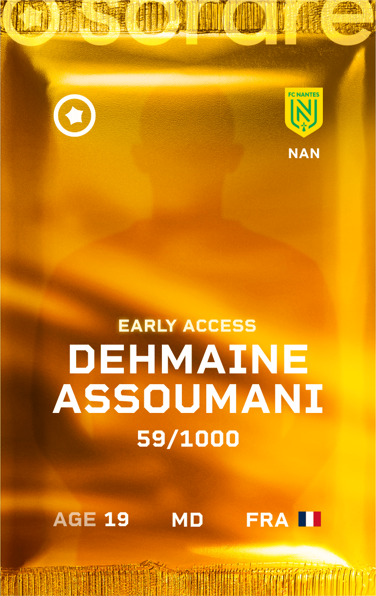 Dehmaine Assoumani 2024-25 • Limited 59/1000