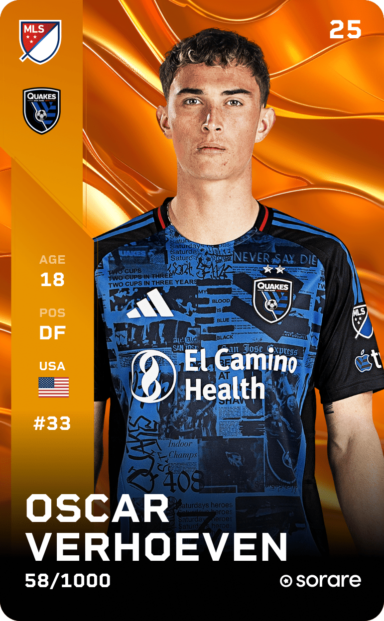 Oscar Verhoeven 2025-26 • Limited 58/1000