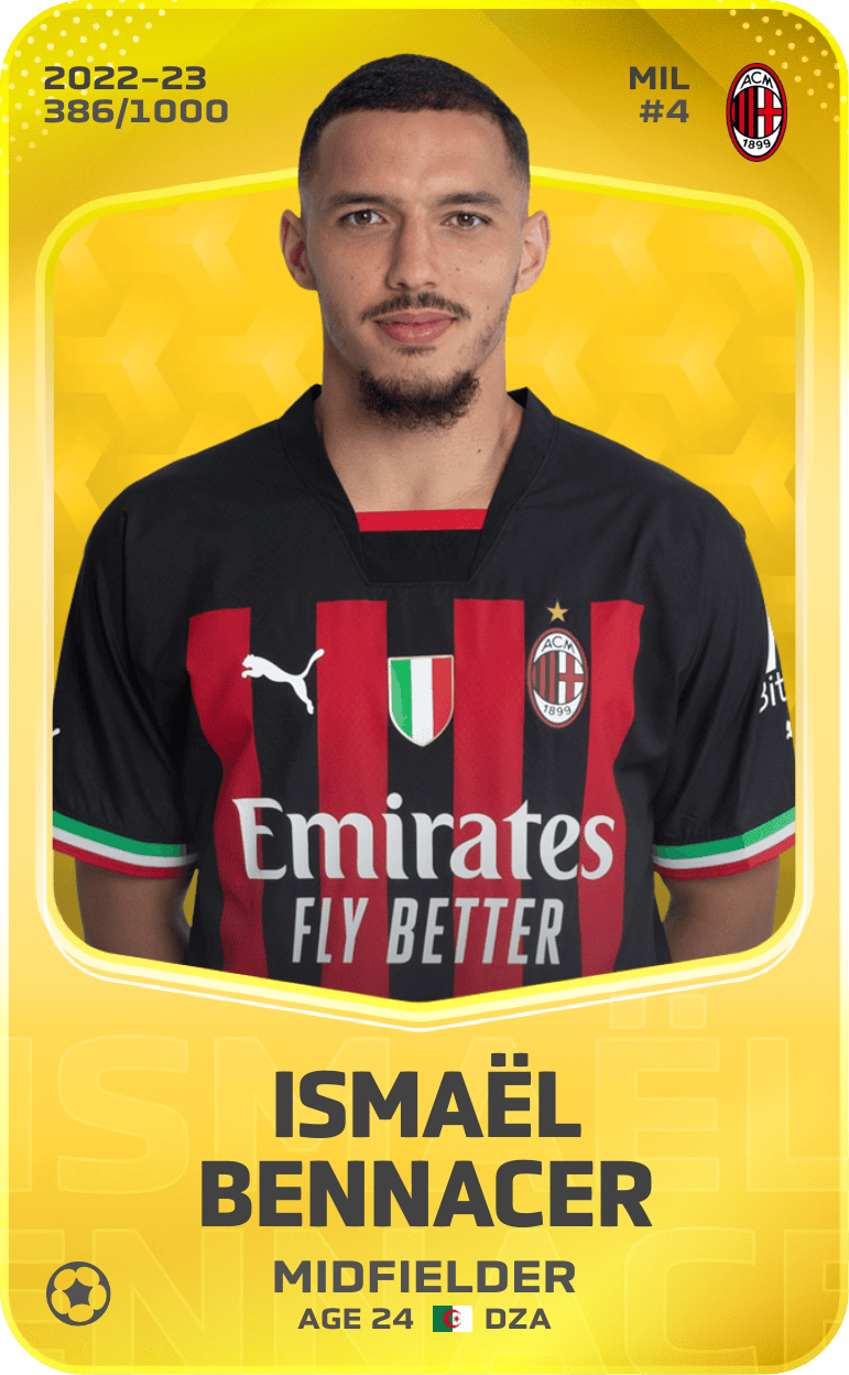Ismaël Bennacer 2022-23 • Limited 386/1000