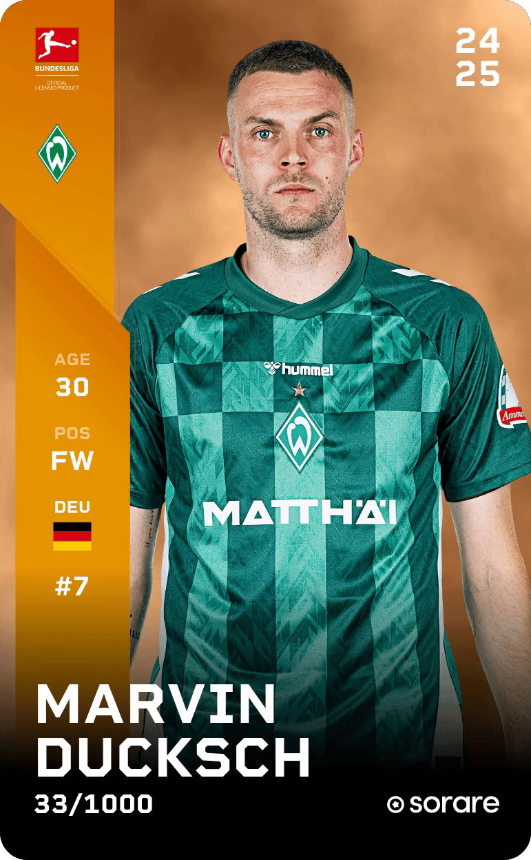 Marvin Ducksch 2024-25 • Limited 33/1000