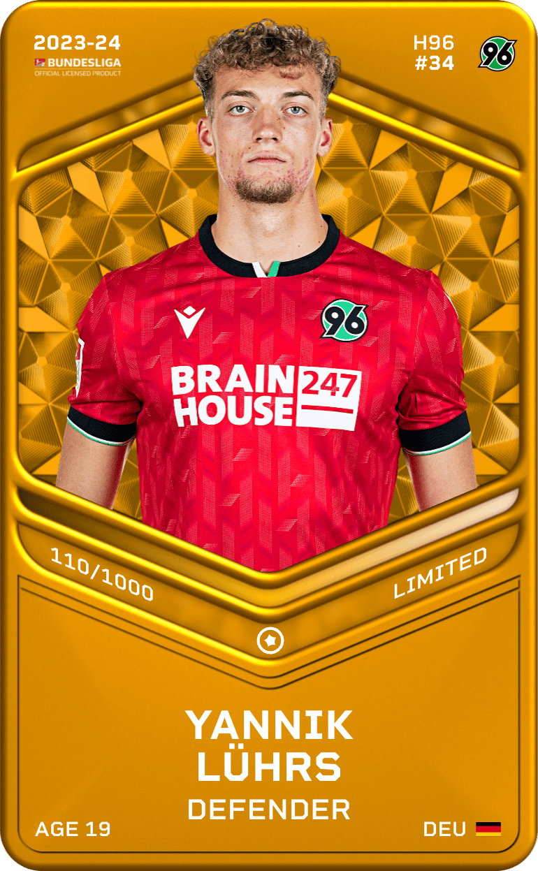 Yannik Lührs 2023-24 • Limited 110/1000