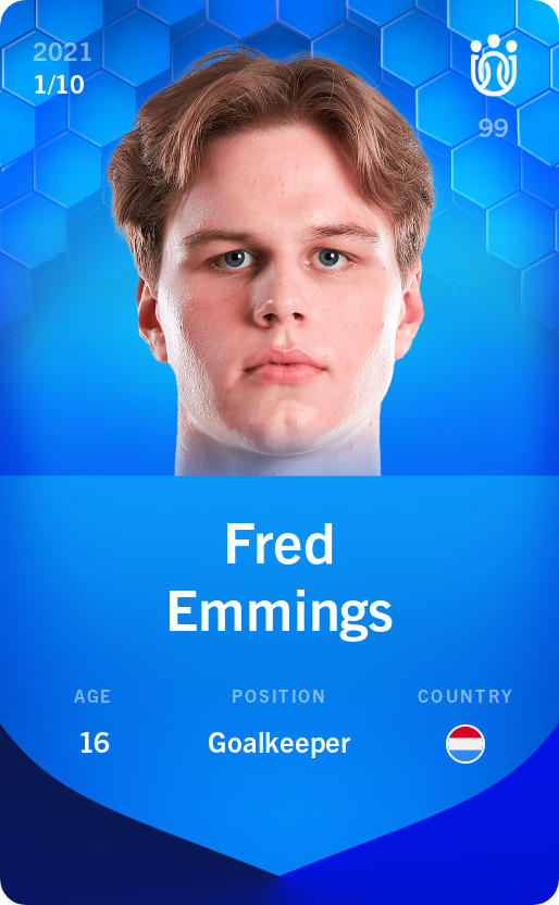 Sorare - Sorare Official - Fred Emmings 2021-22 • Super Rare 1/10 - NFT # 7372629775761843747999484904335271645354007725591909224887948056076133646865