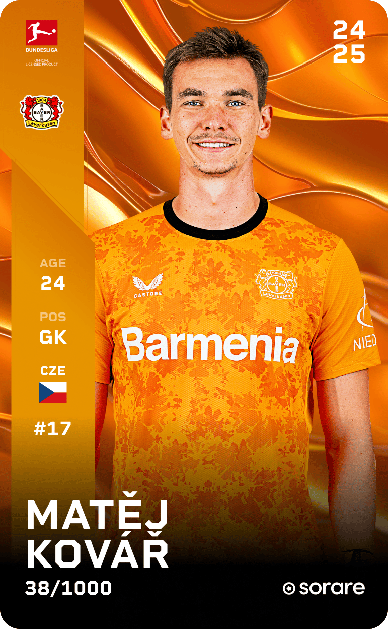 Matěj Kovář 2024-25 • Limited 38/1000