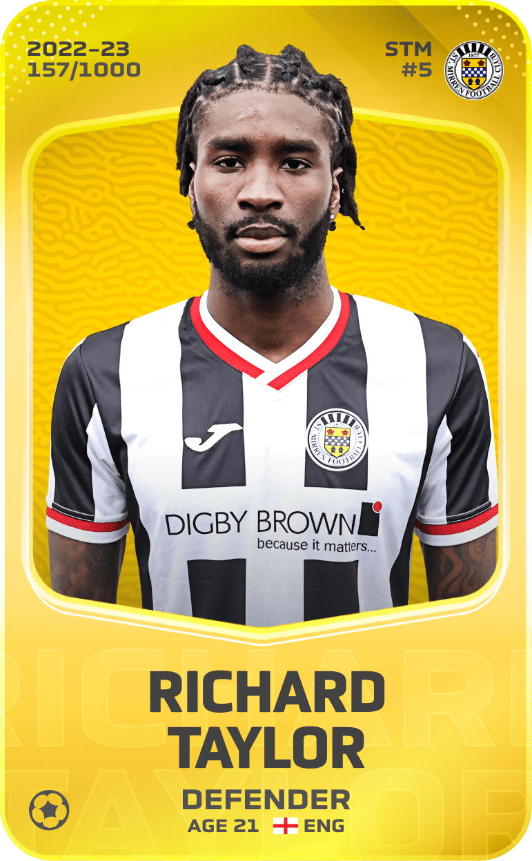 Richard Taylor 2022-23 • Limited 157/1000
