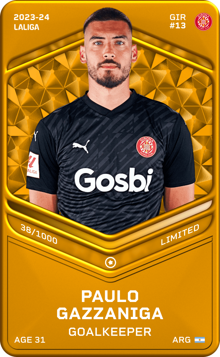 Paulo Gazzaniga 2023-24 • Limited 38/1000